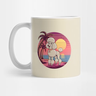 Vintage Retro Poodle Dog Mug